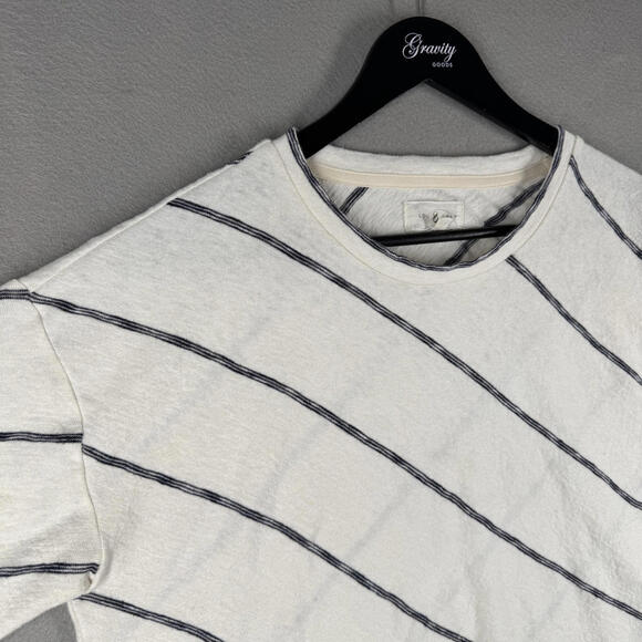 Lou & Grey Women's Casual Striped Top, Size Large Preppy‎ - Picture 5 of 8